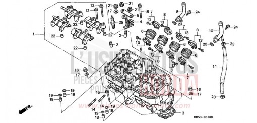 CYLINDER HEAD (CBR1000FH/FJ/FM) CBR1000FH de 1987